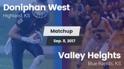 Matchup: Doniphan West vs. Valley Heights  2017