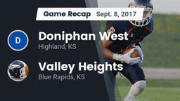 Recap: Doniphan West  vs. Valley Heights  2017