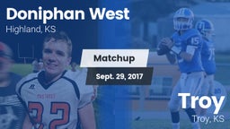 Matchup: Doniphan West vs. Troy  2017