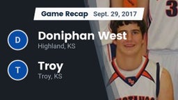 Recap: Doniphan West  vs. Troy  2017