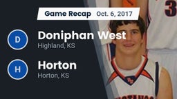 Recap: Doniphan West  vs. Horton  2017