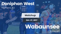 Matchup: Doniphan West vs. Wabaunsee  2017