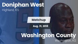 Matchup: Doniphan West vs. Washington County  2018