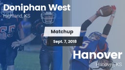 Matchup: Doniphan West vs. Hanover  2018