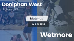 Matchup: Doniphan West vs. Wetmore 2018