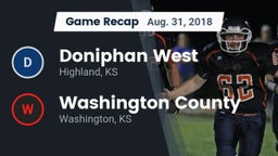 Recap: Doniphan West  vs. Washington County  2018