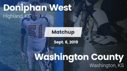 Matchup: Doniphan West vs. Washington County  2019