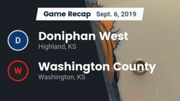 Recap: Doniphan West  vs. Washington County  2019