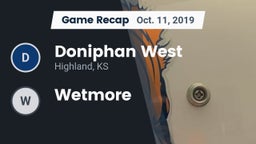 Recap: Doniphan West  vs. Wetmore  2019