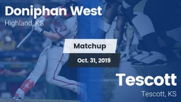 Matchup: Doniphan West vs. Tescott  2019