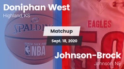 Matchup: Doniphan West vs. Johnson-Brock  2020