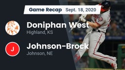 Recap: Doniphan West  vs. Johnson-Brock  2020