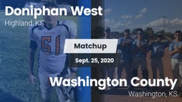 Matchup: Doniphan West vs. Washington County  2020