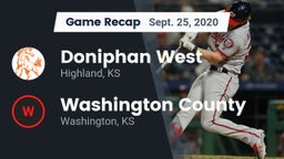 Recap: Doniphan West  vs. Washington County  2020