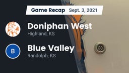 Recap: Doniphan West  vs. Blue Valley  2021