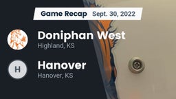 Recap: Doniphan West  vs. Hanover  2022