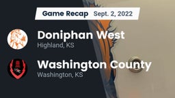 Recap: Doniphan West  vs. Washington County  2022