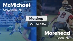 Matchup: McMichael vs. Morehead  2016