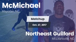 Matchup: McMichael vs. Northeast Guilford  2017