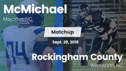 Matchup: McMichael vs. Rockingham County  2018