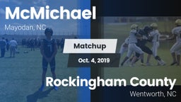 Matchup: McMichael vs. Rockingham County  2019