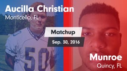 Matchup: Aucilla Christian vs. Munroe  2016