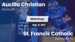 Matchup: Aucilla Christian vs. St. Francis Catholic  2017