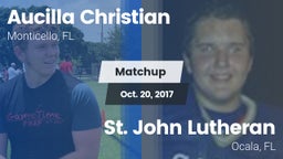 Matchup: Aucilla Christian vs. St. John Lutheran  2017