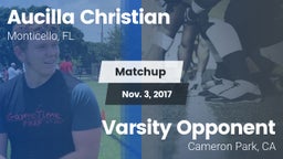 Matchup: Aucilla Christian vs. Varsity Opponent  2017