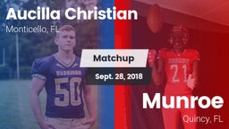 Matchup: Aucilla Christian vs. Munroe  2018