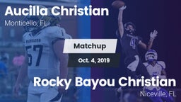 Matchup: Aucilla Christian vs. Rocky Bayou Christian  2019