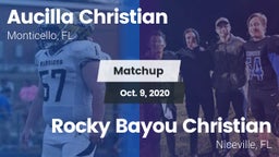Matchup: Aucilla Christian vs. Rocky Bayou Christian  2020