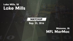 Matchup: Lake Mills vs. MFL MarMac  2016