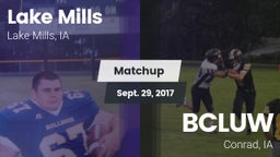 Matchup: Lake Mills vs. BCLUW  2017