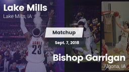 Matchup: Lake Mills vs. Bishop Garrigan  2018