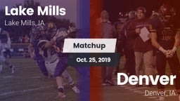 Matchup: Lake Mills vs. Denver  2019