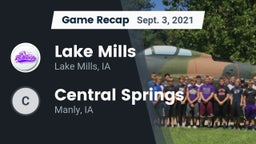 Recap: Lake Mills  vs. Central Springs  2021