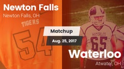 Matchup: Newton Falls High vs. Waterloo  2017