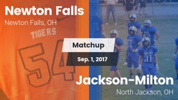 Matchup: Newton Falls High vs. Jackson-Milton  2017