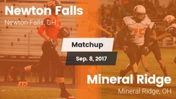 Matchup: Newton Falls High vs. Mineral Ridge  2017