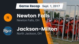 Recap: Newton Falls  vs. Jackson-Milton  2017