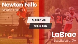 Matchup: Newton Falls High vs. LaBrae  2017