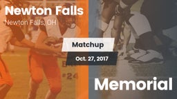 Matchup: Newton Falls High vs. Memorial 2017