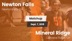 Matchup: Newton Falls High vs. Mineral Ridge  2018