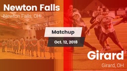 Matchup: Newton Falls High vs. Girard  2018