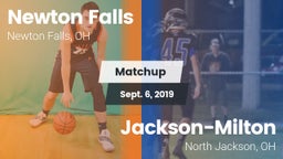 Matchup: Newton Falls High vs. Jackson-Milton  2019