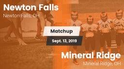 Matchup: Newton Falls High vs. Mineral Ridge  2019