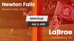 Matchup: Newton Falls High vs. LaBrae  2019