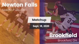 Matchup: Newton Falls High vs. Brookfield  2020