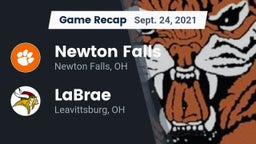 Recap: Newton Falls  vs. LaBrae  2021